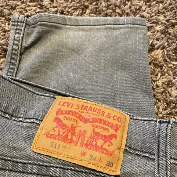 🎉HP🎉 Levi’s 511 Slim Fit Men’s Jeans 34x30 - Picture 4 of 5